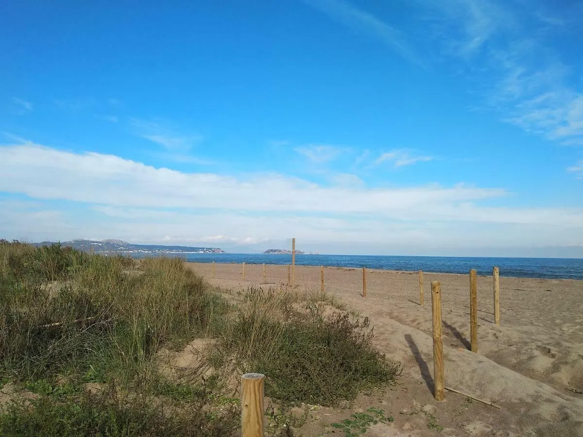 Sea Front Apartment In Platja Pals With Terrace And Parking